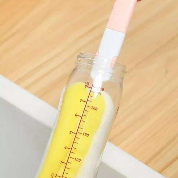 Brush Long Handle Cup Washing Brush Cup Artifact Set Long Bottle Brush Household Cleaning Glass Cup Cleaning Sponge Small Brush Scrub Brush