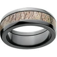 thumbnail image 1 of Brush Men's Camo 8mm Black Zirconium Band with Polished Edges and Deluxe Comfort Fit, 1 of 1