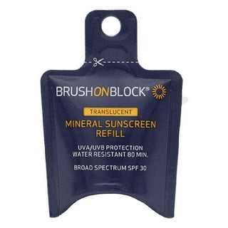 Mineral Sunscreen Powder SPF 30 - Original Translucent by Brush On Block  for Unisex - 0.12 oz Sunscreen 