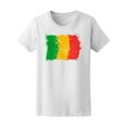 thumbnail image 1 of Brush Painted Flag Of Mali T-Shirt Men -Image by Shutterstock, Male 4X-Large, 1 of 2