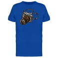 thumbnail image 1 of Brush Painting Modern Camera T-Shirt Men -Image by Shutterstock, Male 4X-Large, 1 of 2