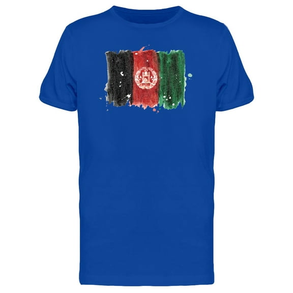 Brush Painting Of Afghanistan  T-Shirt Men -Image by Shutterstock, Male Large
