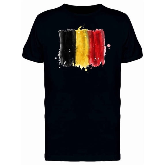 Brush Painting Of Belgium Tee Men's -Image by Shutterstock