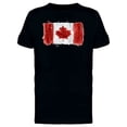 thumbnail image 1 of Brush Painting Of Canada Flag Tee Men's -Image by Shutterstock, 1 of 4