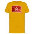 thumbnail image 1 of Brush Painting Of Hong Kong Flag Tee Men's -Image by Shutterstock, 1 of 2