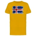 thumbnail image 1 of Brush Painting Of Iceland T-Shirt Men -Image by Shutterstock, Male Large, 1 of 2