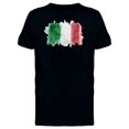 thumbnail image 1 of Brush Painting Of Italy Flag Tee Men's -Image by Shutterstock, 1 of 4