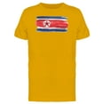 thumbnail image 1 of Brush Painting Of North Korea T-Shirt Men -Image by Shutterstock, Male Large, 1 of 2
