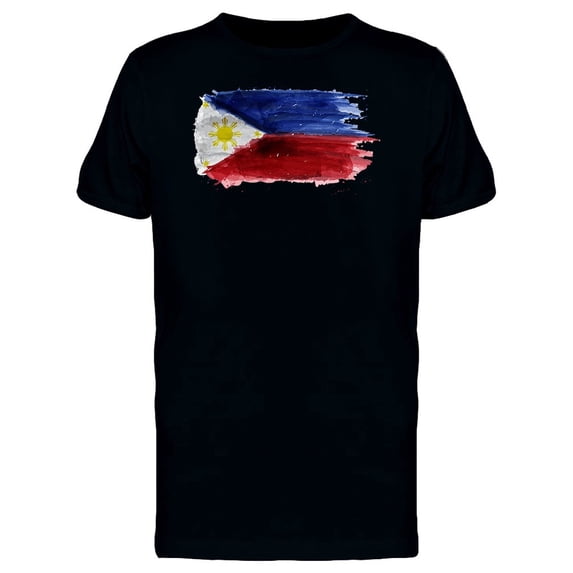 Brush Painting Of Philippines Tee Men's -Image by Shutterstock