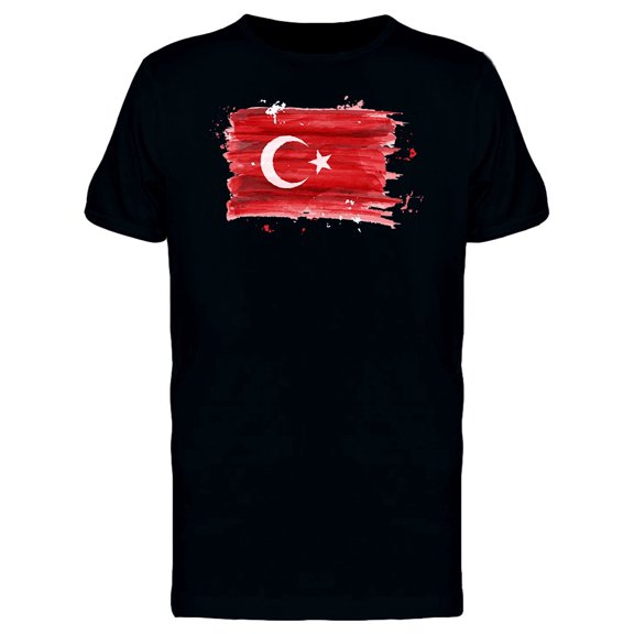 Brush Painting Of Turkey T-Shirt Men -Image by Shutterstock, Male Medium