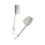 RADIUS Big Brush with Replaceable Head Toothbrush BPA Free & ADA Accepted Designed to Improve Gum Health & Reduce Gum Issues - Right Hand - Purple/ Sea Shell/ Midnight Sky - Pack of 3