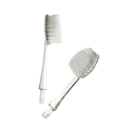 RADIUS Big Brush with Replaceable Head Toothbrush BPA Free & ADA Accepted Designed to Improve Gum Health & Reduce Gum Issues - Right Hand - Purple/ Sea Shell/ Midnight Sky - Pack of 3