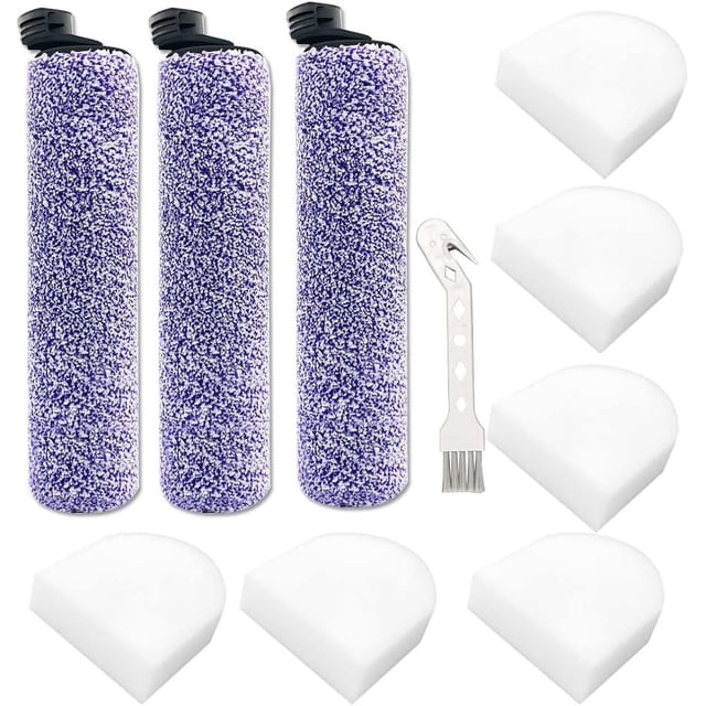 KEEPOW Hydrovac - Piezas de repuesto para aspiradora Shark Hydrovac Wireless Pro XL 3 en 1, compatible con Shark AW261 WD261 WD101 AW201 WD100 HydroVac, kit de rollo de cepillo y KEEPOW Hydrovac - Piezas de repuesto para aspiradora Shark Hydrovac Wireless Pro XL 3 en 1, compatible con Shark AW261 WD261 WD101 AW201 WD100 HydroVac, kit de rollo de cepillo y