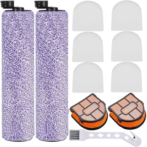 Brush Roller and Filter Replacement For Shark WDB1F2 HydroVac AW201 AW302 WD201 WD100 WD200 WD101 WD200C WD201C WD101C HydroVac Vacuum Cordless Wet Dry Vacuum Cleaner