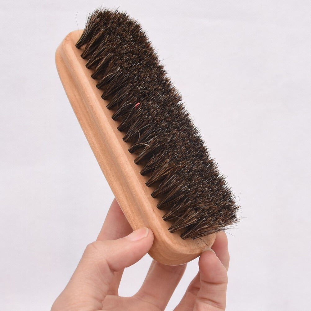 Brush Shoe Polish Boot Leather Brushes Horse Hair Shine Polishing