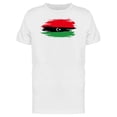 thumbnail image 1 of Brush Stroke Flag Of Libya Tee Men's -Image by Shutterstock, 1 of 2