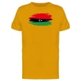thumbnail image 1 of Brush Stroke Flag Of Libya Tee Men's -Image by Shutterstock, 1 of 2