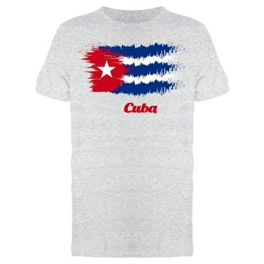 Brush Style Cuba T-Shirt Men -Image by Shutterstock, Male x-Large
