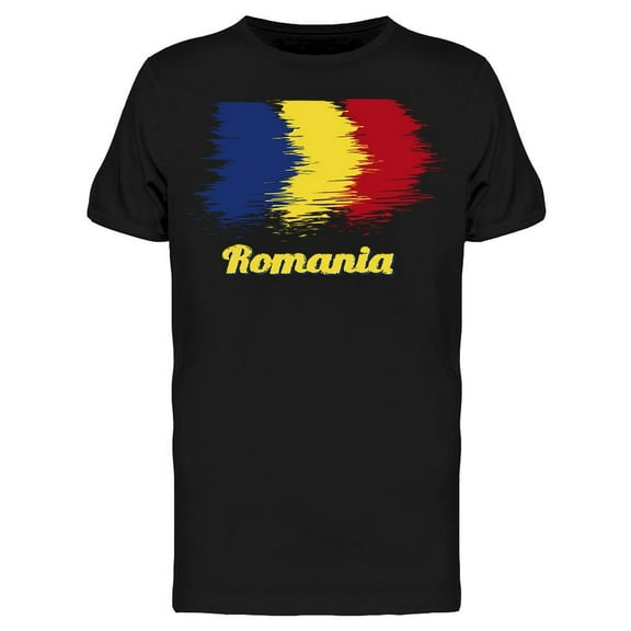 Brush Style Romania T-Shirt Men -Image by Shutterstock, Male Small