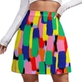 thumbnail image 1 of Brush Textured Skirt Female Yellow And Black Vintage Mini Skirts Summer Harajuku High Wais, 1 of 7