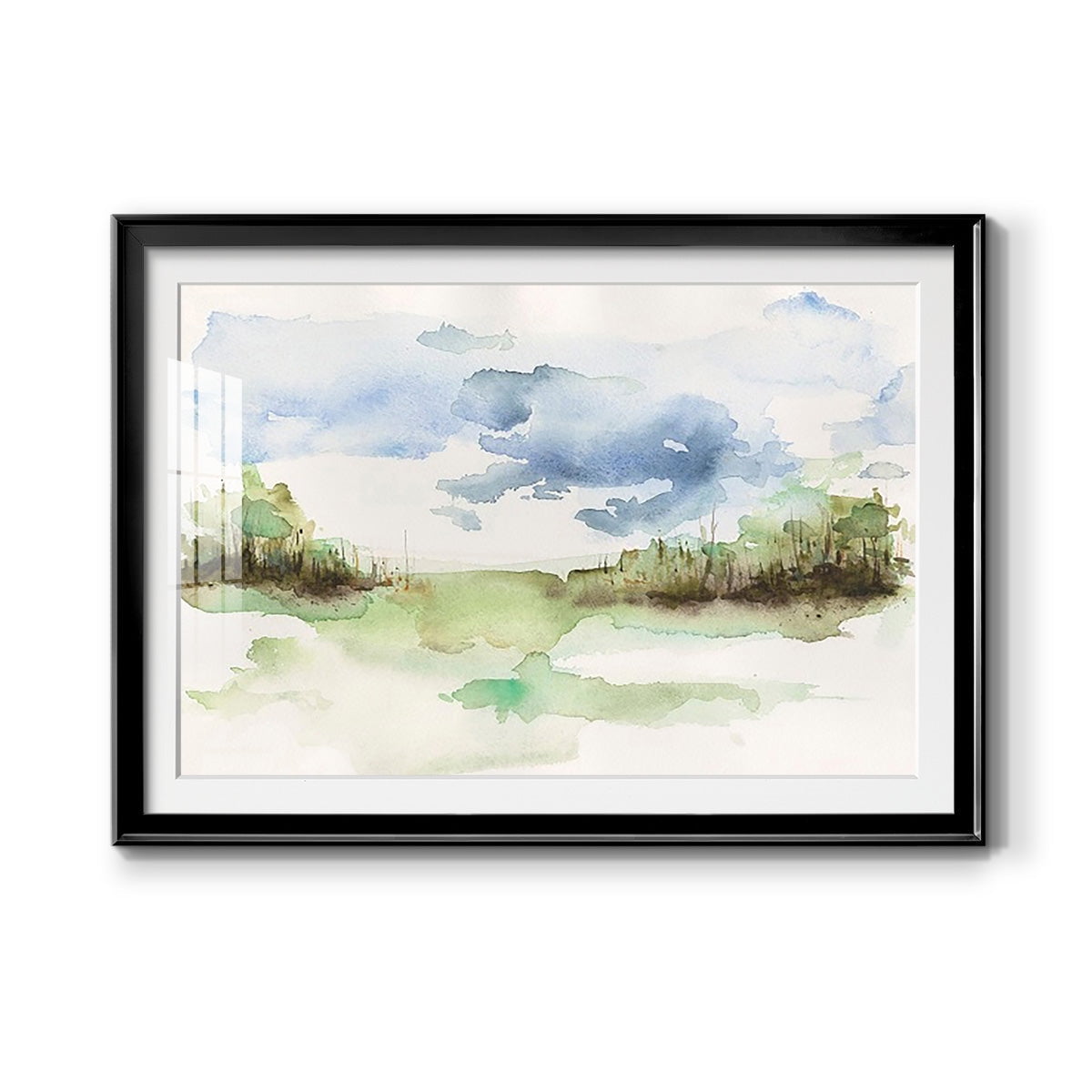 Brush Thickets I Premium Framed Print - Ready to Hang