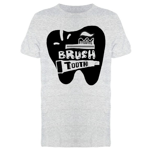 Brush Tooth T-Shirt Men -Image by Shutterstock, Male Large