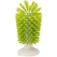 thumbnail image 1 of Brush-Up Glass Brush with Suction Cup Upright Stays in Sink Bristle Scrub Kitchen Bottle Cleaning Washing Green (Multi), 1 of 13