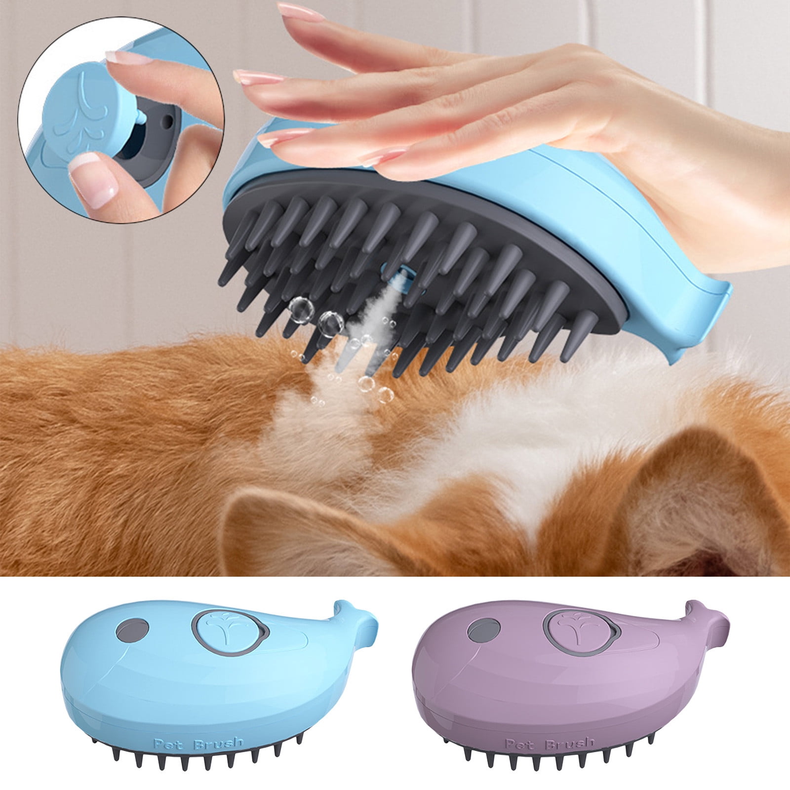 Brush Upgraded 4 In 1 Multifunctional Brush Self Cleaning Steam Brush For Massage Steam Pet Brush For Removing Tangled And Loose Hair,New Release