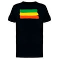 thumbnail image 1 of Brush Watercolor Ethiopia Flag T-Shirt Men -Image by Shutterstock, Male x-Large, 1 of 2