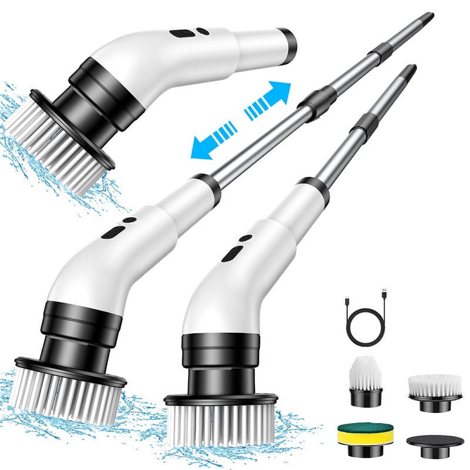 Brush Wireless Multi-function 8-in-1s Cleaning Brush Hand-helds Long ...