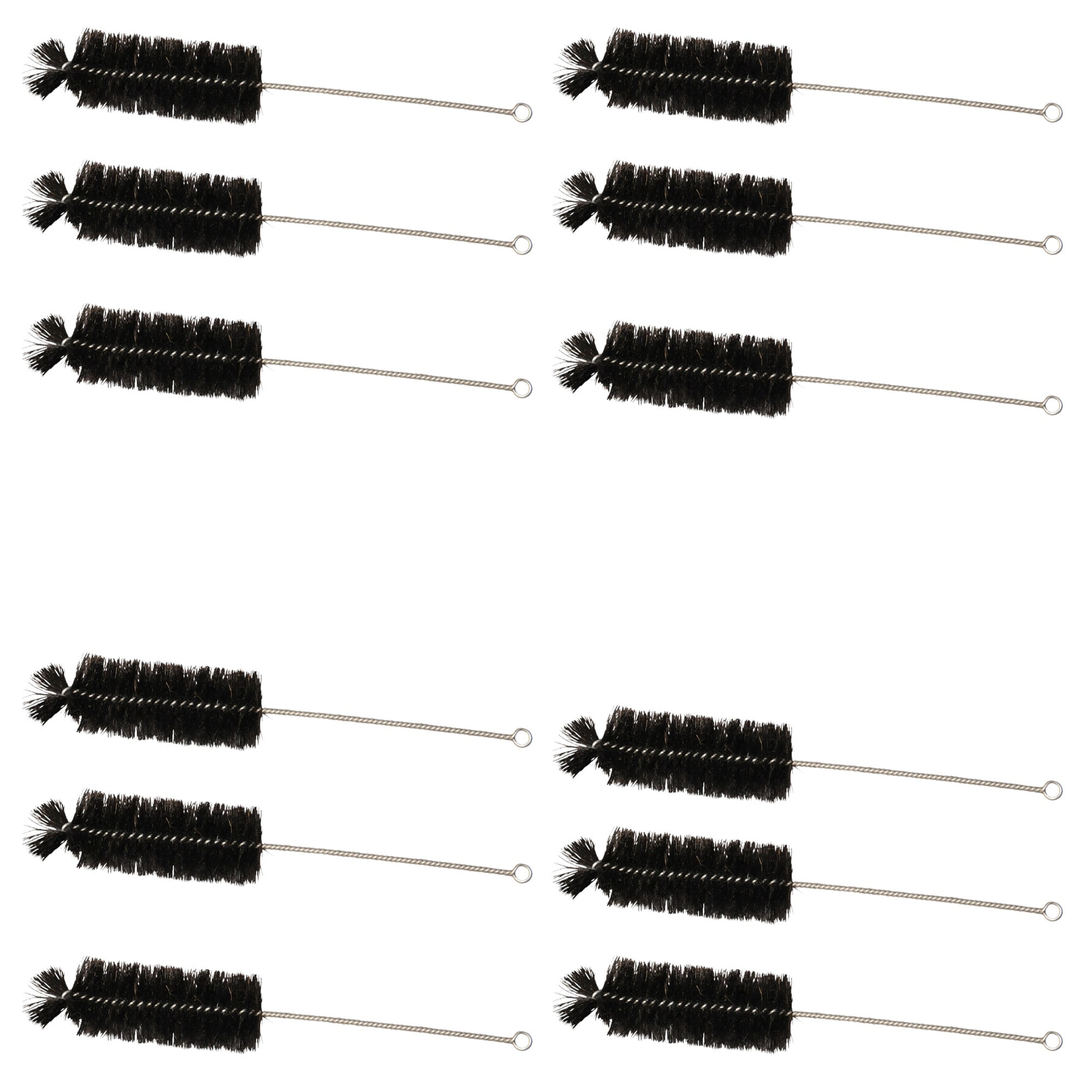 Brush for Cleaning Science Lab Cylinders and Bottles. 51mm diameter, 152mm length, 430mm overall length. Pack of 12.