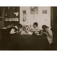thumbnail image 1 of Brush-making late at night. Poster Print (18 x 24), 1 of 3