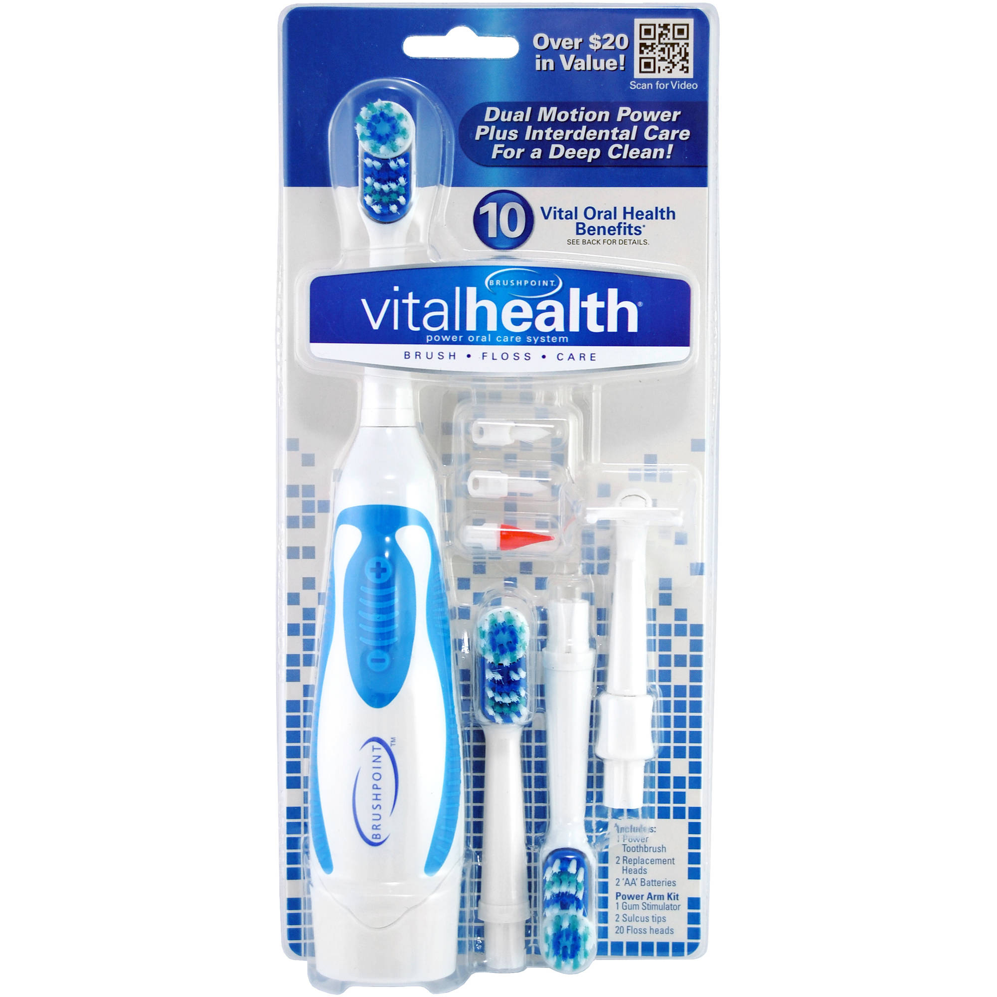 BrushPoint Vital Health Power Oral Care System