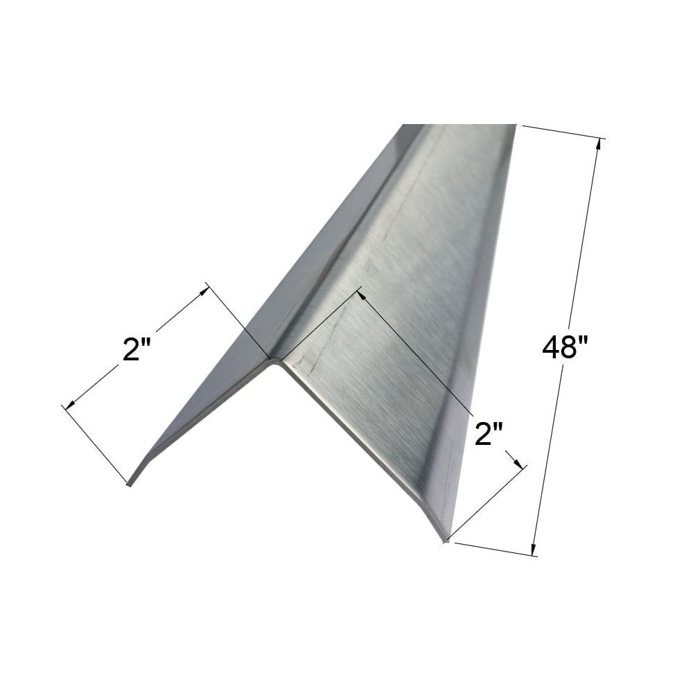 Brushed 304 Stainless Steel Corner Guards, 16ga, 48in Long - Walmart.com