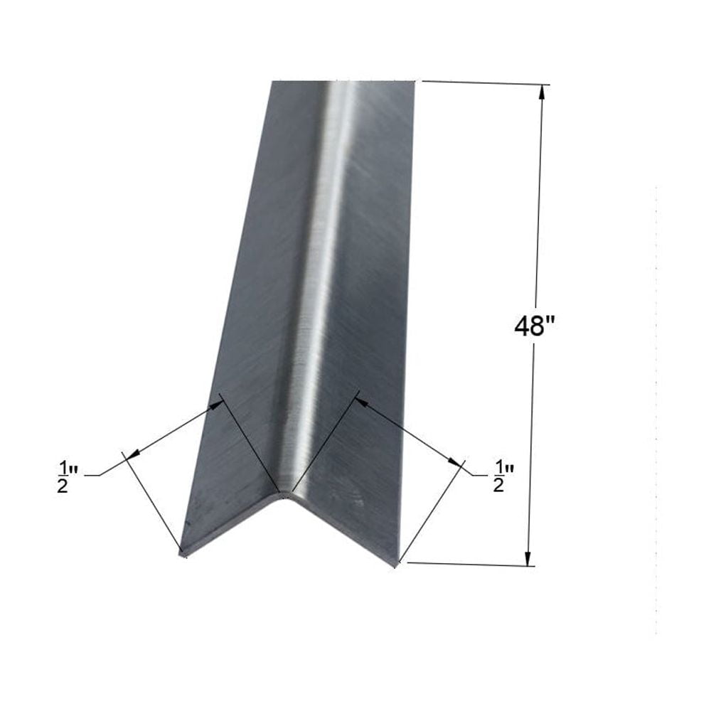 Brushed 304 Stainless Steel Corner Guards, 20ga, 48in Long - Walmart.com