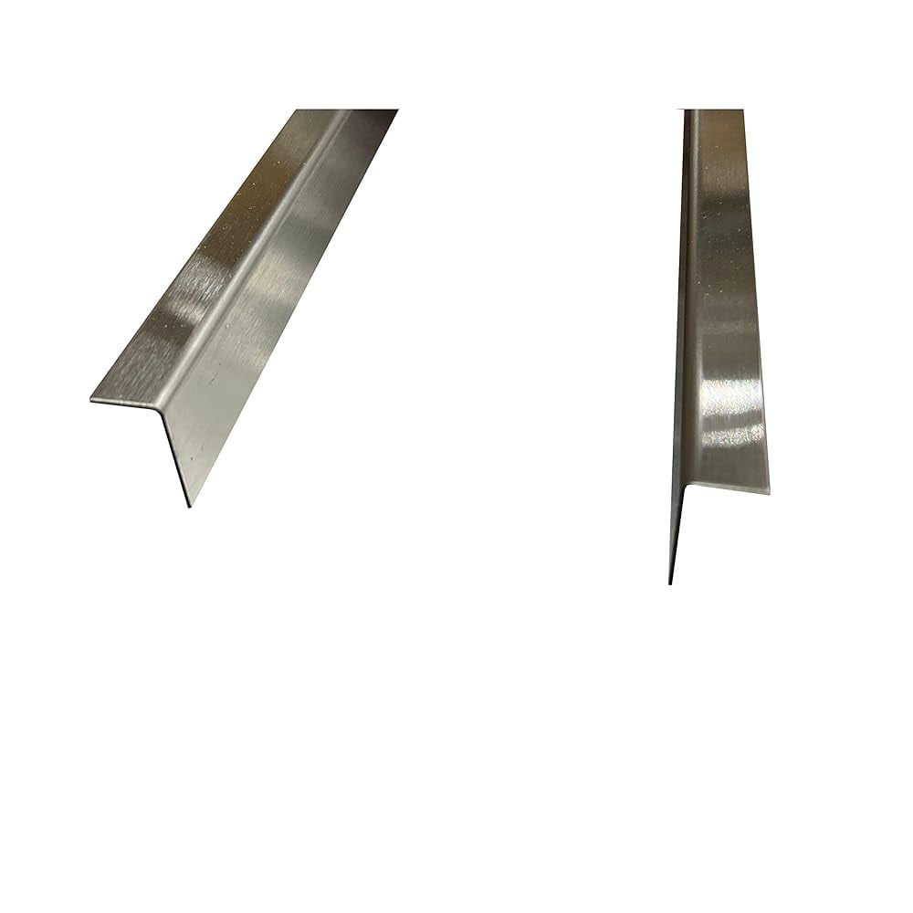 Brushed 304 Stainless Steel Countertop Edge Filler Universal Angle Trim