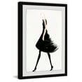 thumbnail image 1 of Brushed Black Dress Framed Painting Print, 1 of 6
