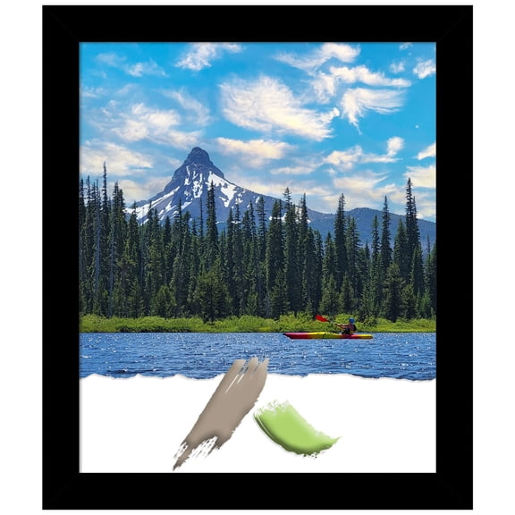 Brushed Black Picture Frame, Photo Frame, Art Frame