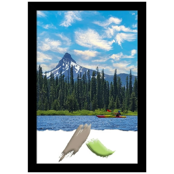 Brushed Black Picture Frame, Photo Frame, Art Frame
