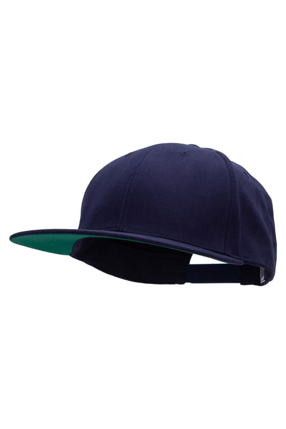 Brushed Cotton Twill High Profile Extra Size Cap - Navy XL-3XL