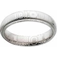 thumbnail image 1 of Brushed Damascus Steel Wedding Band with Comfort Fit Design, 1 of 1