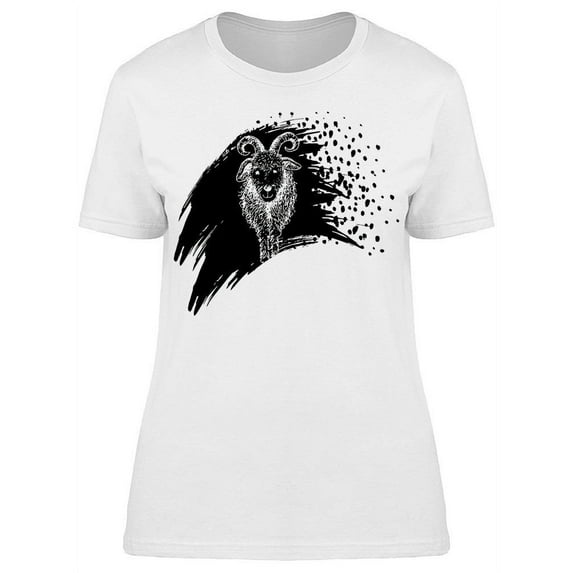 Brushed Effect Goat Eid Al-adha T-Shirt Women -Image by Shutterstock, Female Large