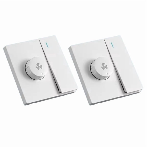 Brushed Eu Universal 1gang 2way Light Switch with Fan Speed Control Switch,Range Hood Ceiling Fan Switch Panel AC