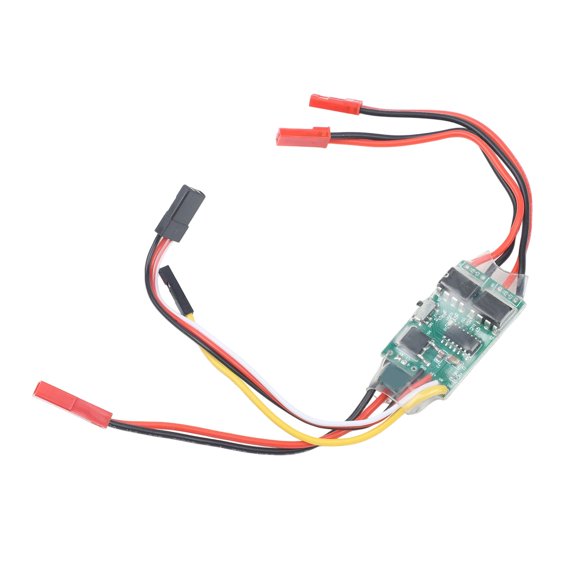 Brushed For ESC Motor Controller for Standard For RC Transmitters, Designed for 2s-3S Battery Input and 5V BEC Power Distribution