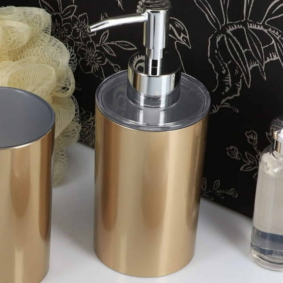 Brushed Gold Bath Hand Soap & Lotion Dispenser GOLDEN 12 FL OZ