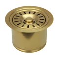 Brushed Gold Garbage Disposal Stopper Kitchen Sink Drain