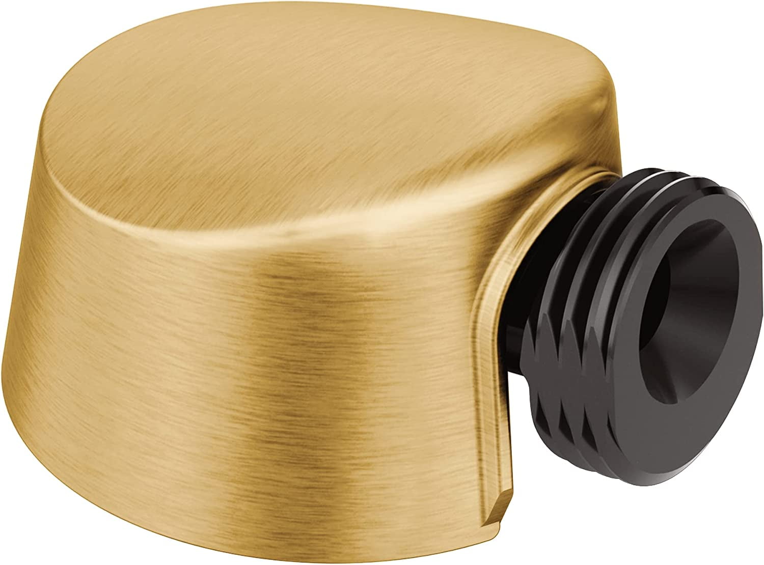 Brushed Gold Round Drop Ell Handheld Shower Wall Connector, A725BG