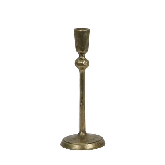 Brushed Gold Taper Candle Holder by Ashland
