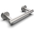 thumbnail image 1 of Brushed Grey Double Post Pivoting Wall Mounted Stainless Steel Toilet Paper Holder for Bathroom RV, by RUACQ, 1 of 6