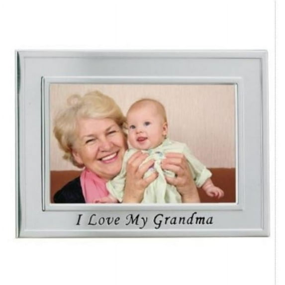 Brushed Metal 4x6 I Love My Great Grandma Picture Frame - Sentiments Collection